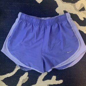 Purple Nike running shorts size medium